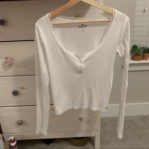 ribbed long sleeve t-shirt